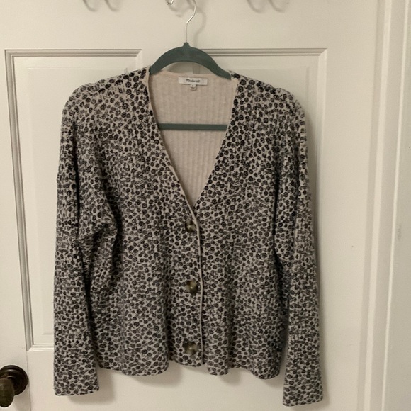Madewell wool alpaca blend floral sweater - Picture 1 of 6